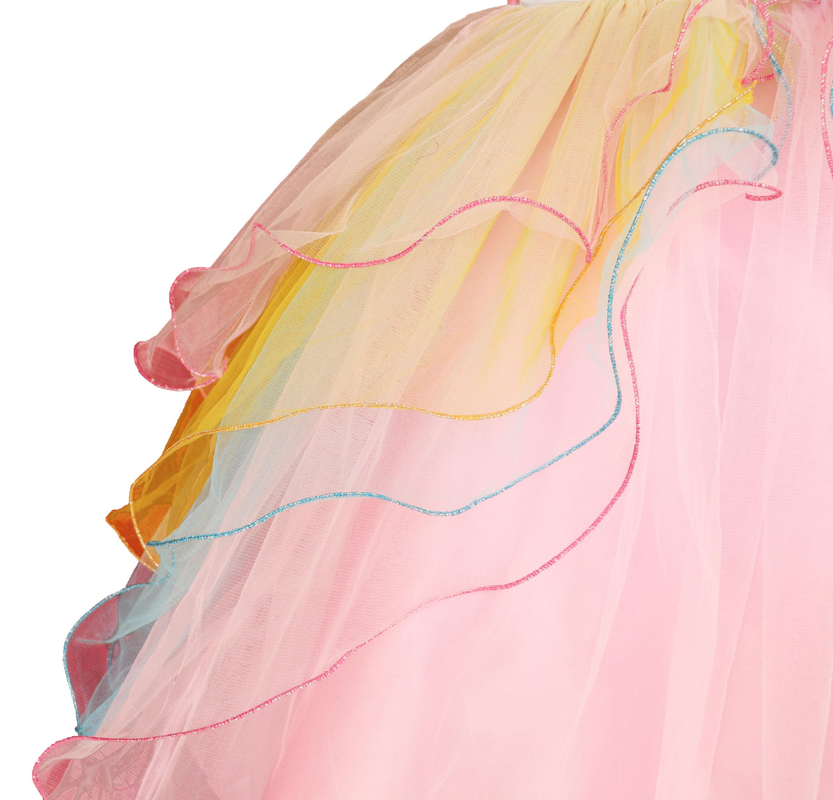 My Lil Princess Unicorn Ball Dress Closeup View