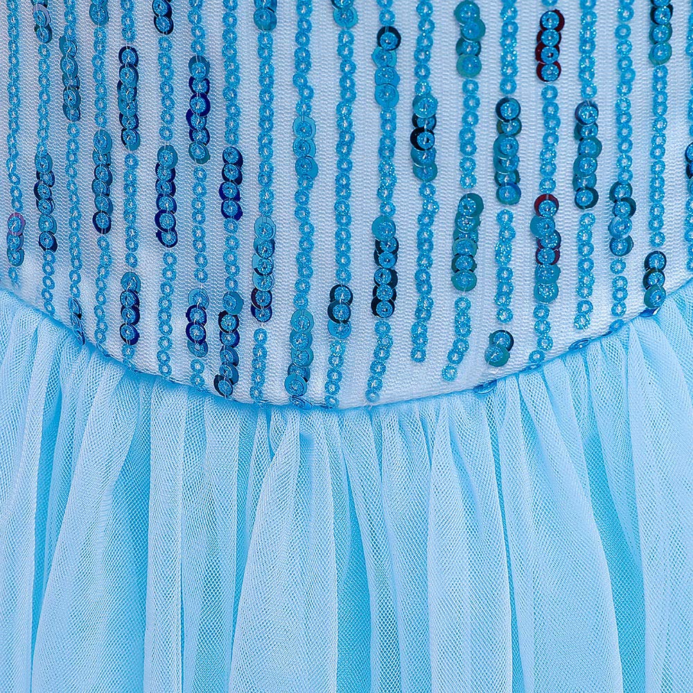 My Lil Princess_Frozen Elsa Foil Dress Blue