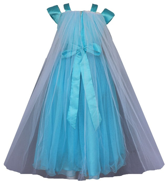 My Lil Princess Frozen Elsa Blue Dress
