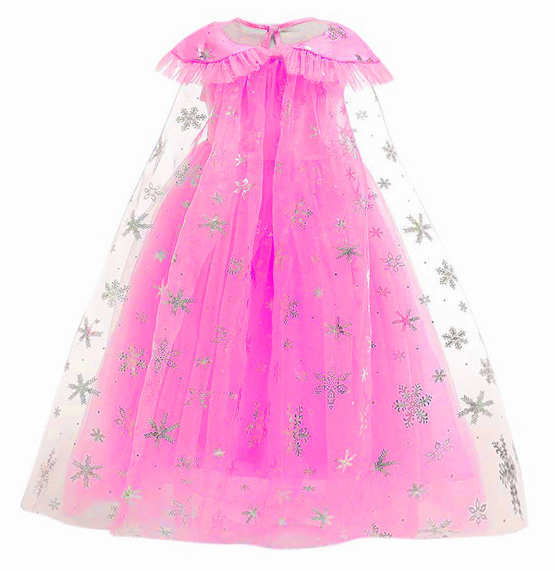 My Lil Princess_Frozen Elsa Foil Dress Pink
